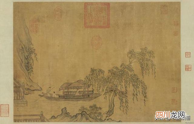 画家杨柳作品赏析 春风柳上归 赏历代名家画柳