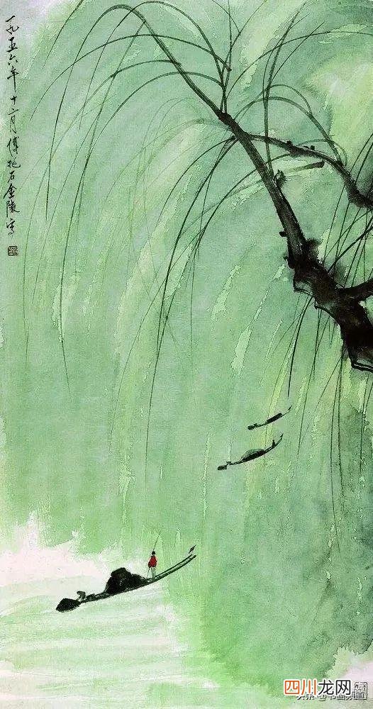 画家杨柳作品赏析 春风柳上归 赏历代名家画柳