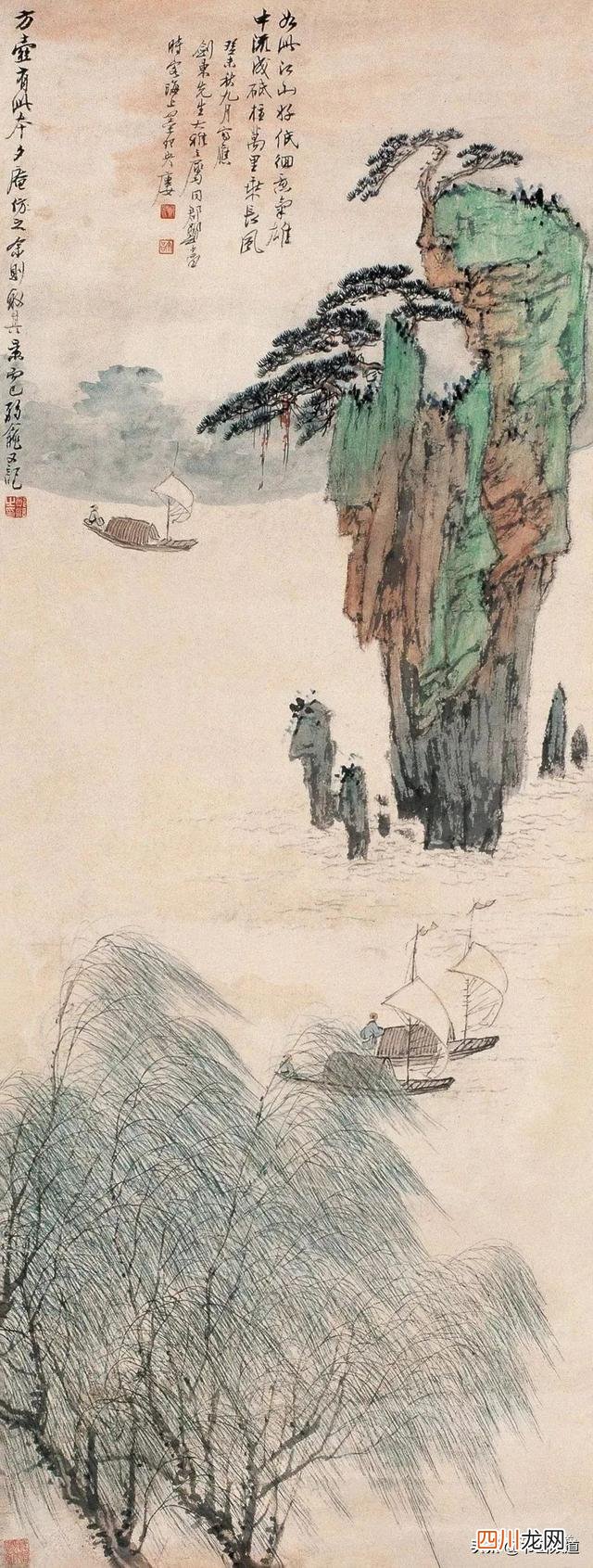 画家杨柳作品赏析 春风柳上归 赏历代名家画柳