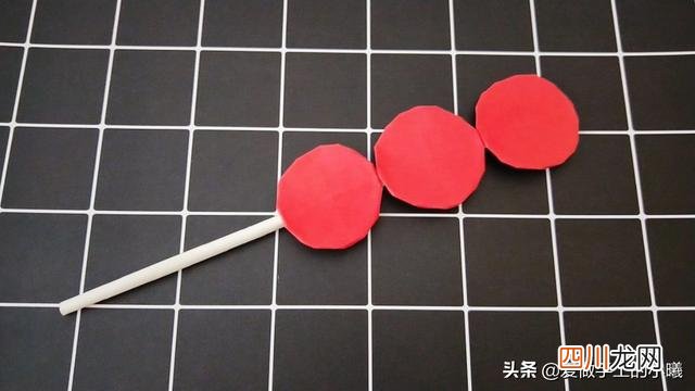 冰糖葫芦折纸立体 冰糖葫芦折纸图解教程，用手工装点冬日温暖