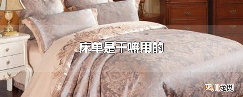 床单是干嘛用的