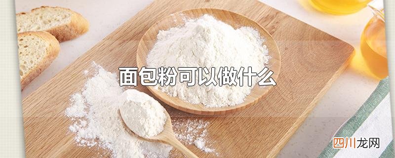 面包粉可以做什么