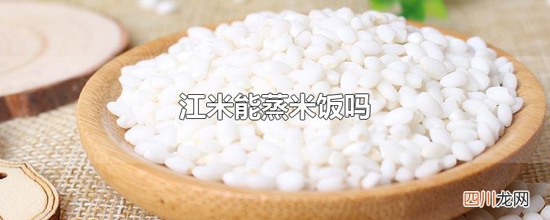 江米能蒸米饭吗