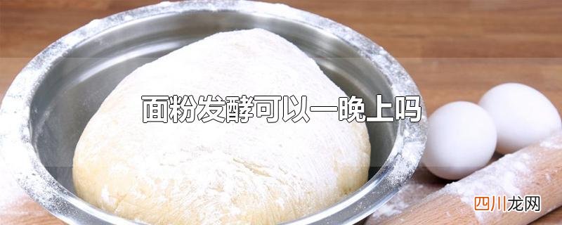 面粉发酵可以一晚上吗