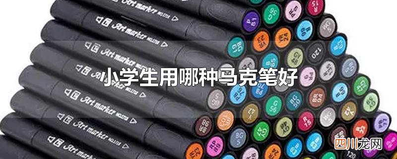 小学生用哪种马克笔好