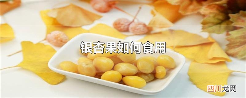 银杏果如何食用