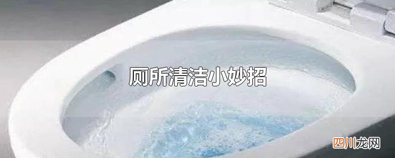 厕所清洁小妙招
