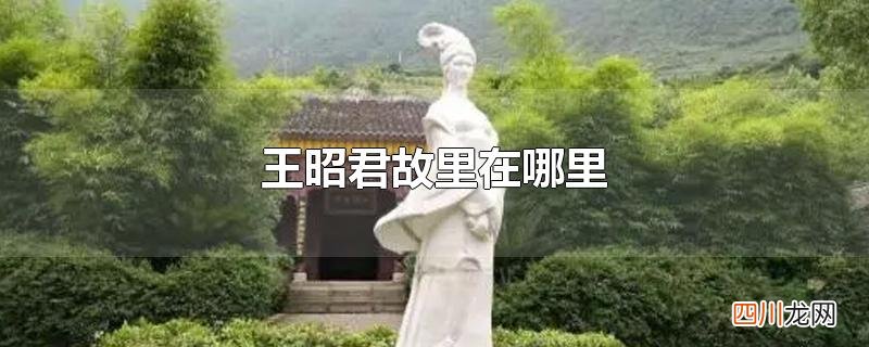 王昭君故里在哪里