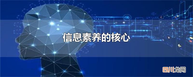 信息素养的核心