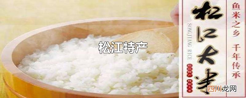 松江特产