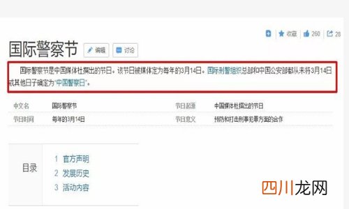 国际警察日是几月几日？3月14日是不是“国际警察日”？