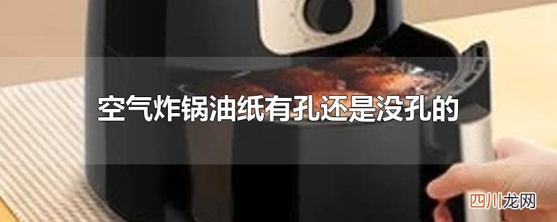 空气炸锅油纸有孔还是没孔的