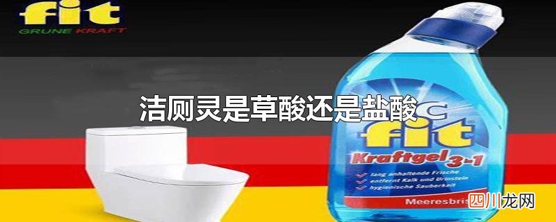 洁厕灵是草酸还是盐酸