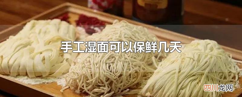 手工湿面可以保鲜几天