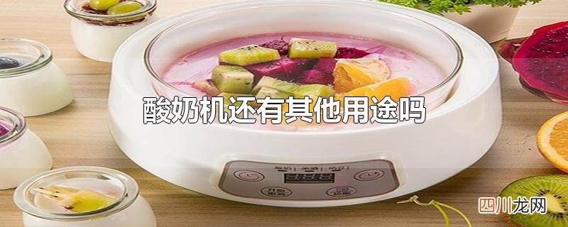 酸奶机还有其他用途吗