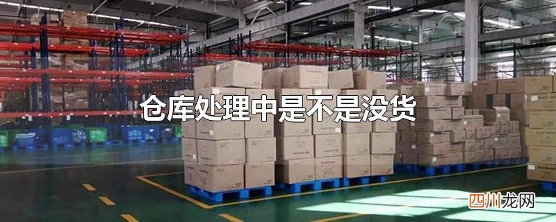 仓库处理中是不是没货
