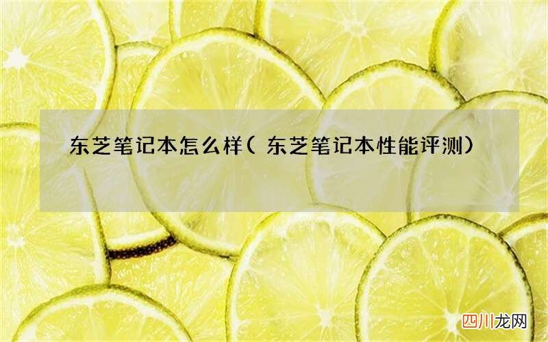东芝笔记本性能评测 东芝笔记本怎么样