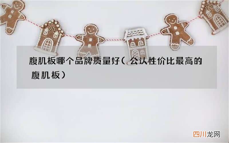 公认性价比最高的腹肌板 腹肌板哪个品牌质量好