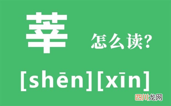 莘怎么读？莘的拼音是什么？ 莘莘学子的读音是什么