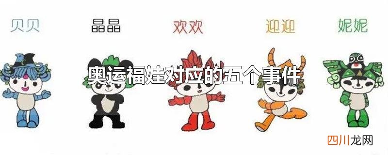 奥运福娃对应的五个事件