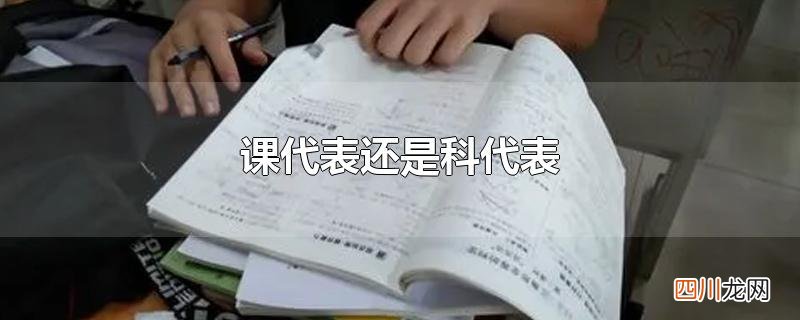 课代表还是科代表