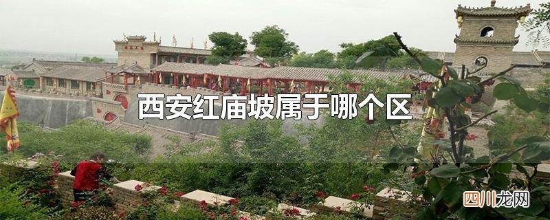 西安红庙坡属于哪个区