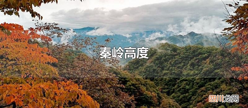 秦岭高度