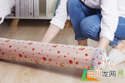 凉席怎么折叠收纳