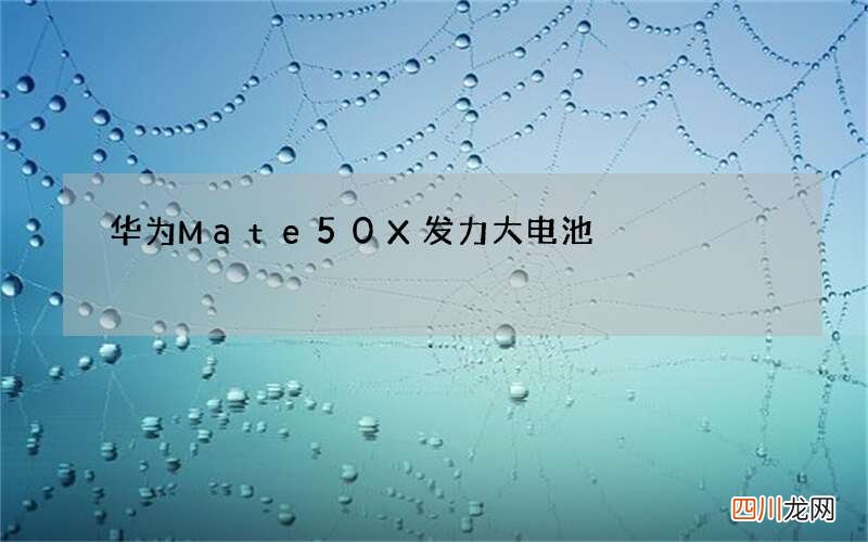 华为Mate50X发力大电池
