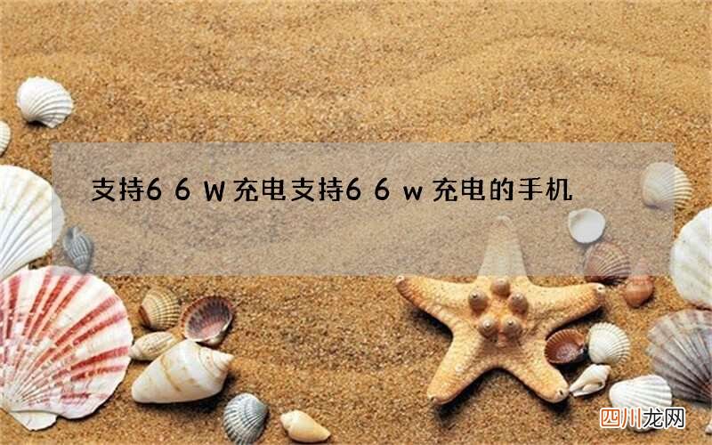 支持66W充电 支持66w充电的手机