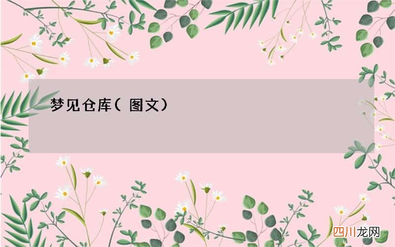 梦见仓库