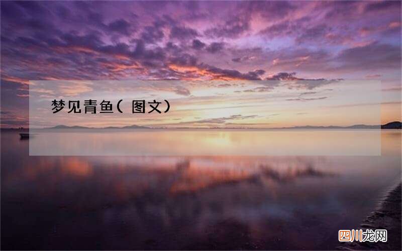 梦见青鱼
