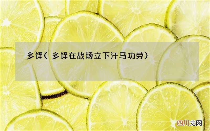 多铎在战场立下汗马功劳 多铎