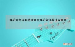 鲜花对女孩的情感意义 鲜花象征着什么意义