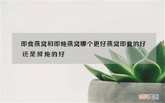 即食燕窝和即炖燕窝哪个更好 燕窝即食的好还是鲜炖的好