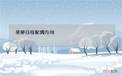癸卯日柱配偶方向，癸卯日柱男必二婚