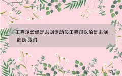 王嘉尔曾经是击剑运动员 王嘉尔以前是击剑运动员吗