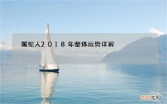 属蛇人2018年整体运势详解