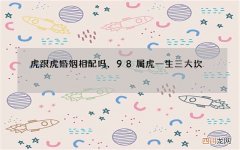 虎跟虎婚姻相配吗，98属虎一生三大坎
