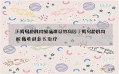 手臂肩膀肌肉酸痛难忍的病因 手臂肩膀肌肉酸痛难忍怎么治疗