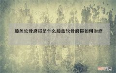 膝盖软骨磨损是什么 膝盖软骨磨损如何治疗