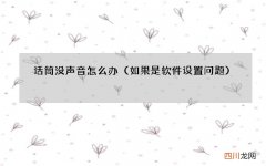如果是软件设置问题 话筒没声音怎么办
