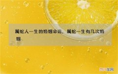 属蛇人一生的婚姻命运，属蛇一生有几次婚姻