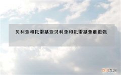 贝利亚和托雷基亚 贝利亚和托雷基亚谁更强