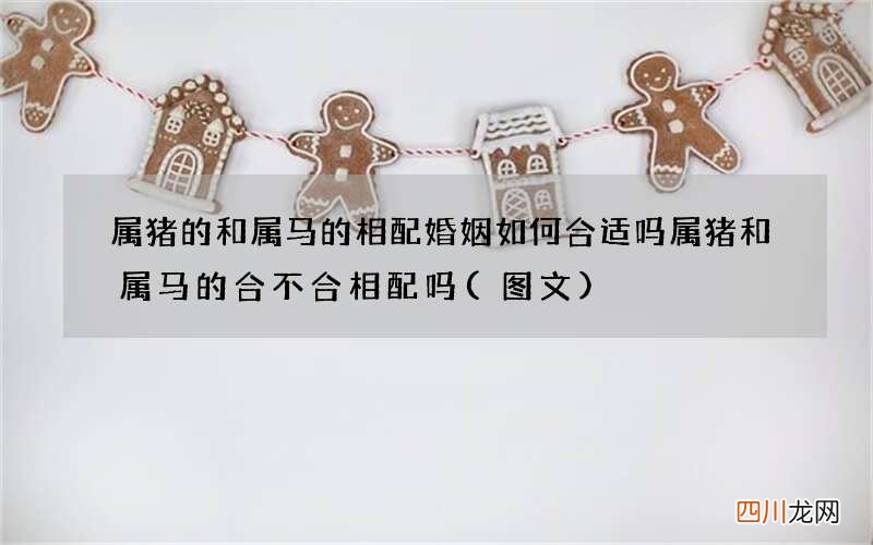 图文 属猪的和属马的相配婚姻如何合适吗 属猪和属马的合不合相配吗