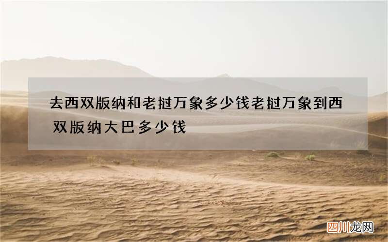 去西双版纳和老挝万象多少钱 老挝万象到西双版纳大巴多少钱