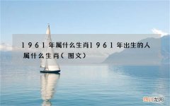 图文 1961年属什么生肖 1961年出生的人属什么生肖