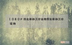 1080P的玄彬孙艺珍亲吻照 玄彬孙艺珍接吻