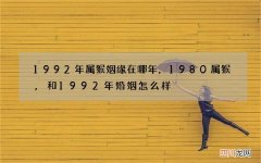 1992年属猴姻缘在哪年，1980属猴,和1992年婚姻怎么样?
