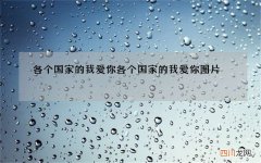 各个国家的我爱你 各个国家的我爱你图片